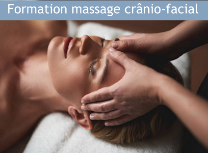 illustration massage du visage et du crâne